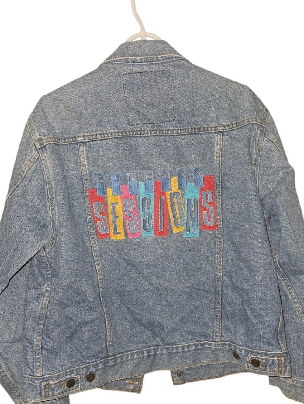 SzM Vintage Cinemax Sessions HBO Denim Jacket